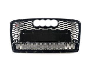Решітка радіатора на Audi A7 2010-2014 стиль RS7 Black quattro 427332 фото
