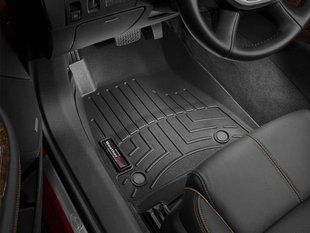 3D килимки для Chevrolet Impala 2014- чорні передні WeatherTech 445341 98149 фото