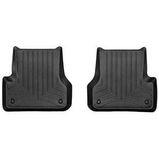 3D килимки для Audi A6 C7, A7 2011-2018 чорні задні WeatherTech 443742 46122 фото