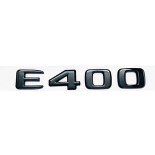 Автологотип емблема напис Mercedes E400 Black Package чорний глянець 418485 фото