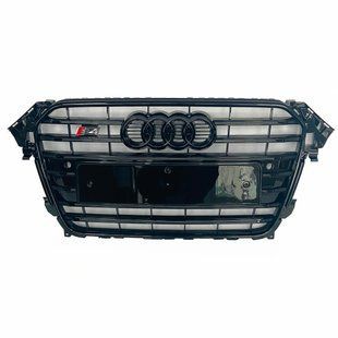 Решітка радіатора на Audi A4 B8 2011-2015 стиль S4 Black 241064 фото