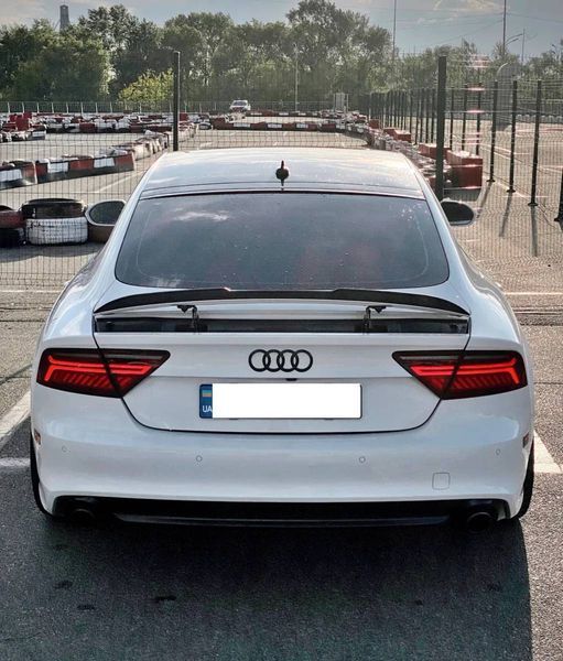 Спойлер на Audi A7 2010-2014 чорний глянець 431460 фото