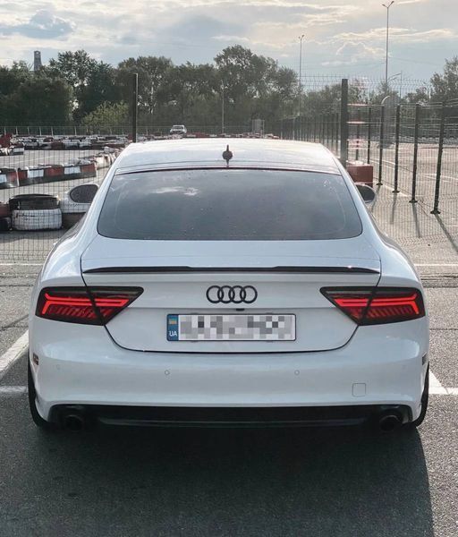 Спойлер на Audi A7 2010-2014 чорний глянець 431460 фото