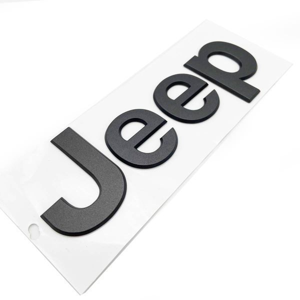 Автологотип емблема напис Jeep графіт 418327 фото