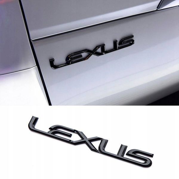 Автологотип емблема напис Lexus LX Black Еdition на кришку багажника 430193 фото
