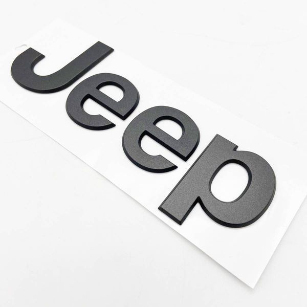 Автологотип емблема напис Jeep графіт 418327 фото