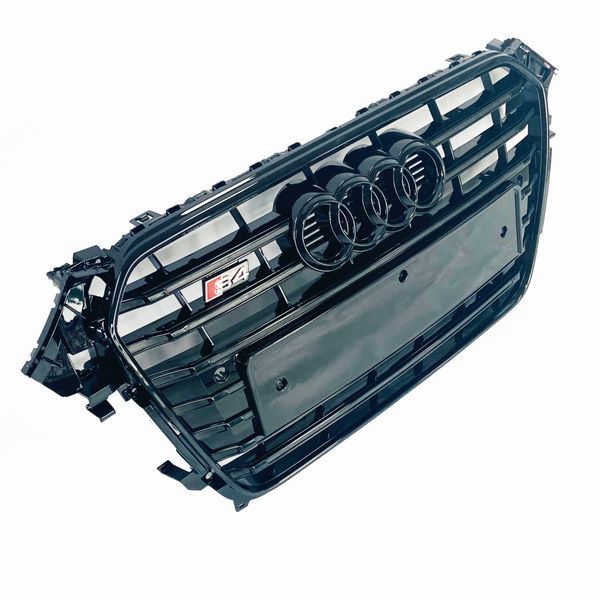 Решітка радіатора на Audi A4 B8 2011-2015 стиль S4 Black 241064 фото