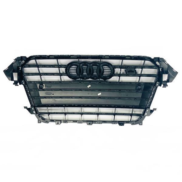 Решітка радіатора на Audi A4 B8 2011-2015 стиль S4 Black 241064 фото