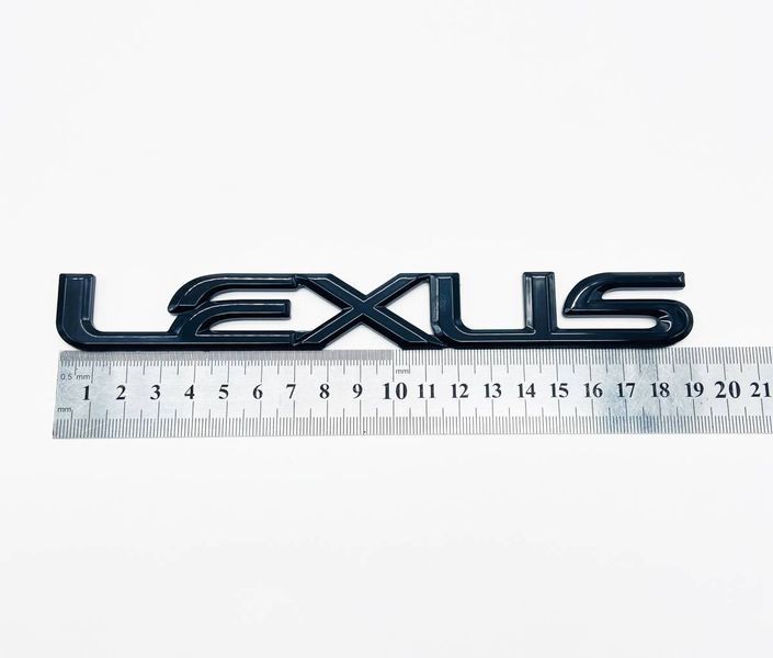 Автологотип емблема напис Lexus LX Black Еdition на кришку багажника 430193 фото