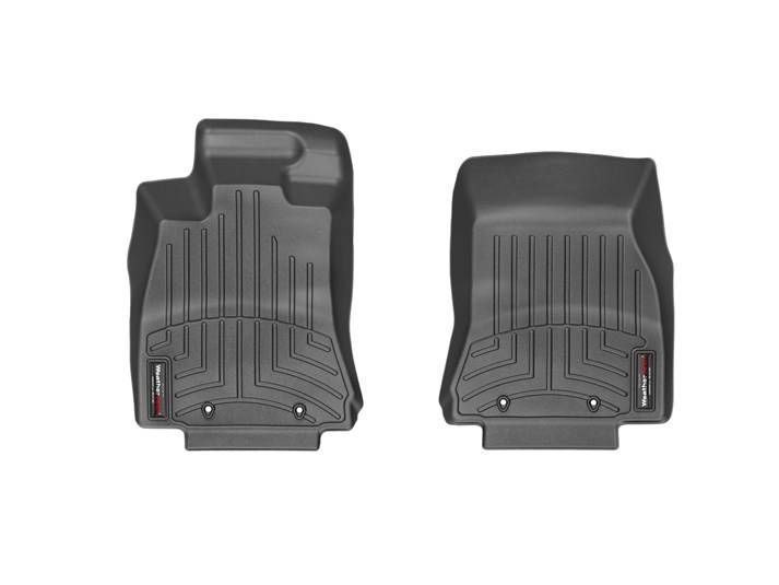 3D килимки для Jaguar XF 2008-2015 чорні передні WeatherTech 444461 141501 фото