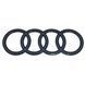 Автологотип емблема чорні кільця Audi A3, S3 (8Y) 2020- NEW Black Edition на кришку багажник 522230 фото 1