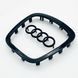 Эмблема логотип шильдик на руль Audi 2003-2012 черный глянец 423786 фото 2