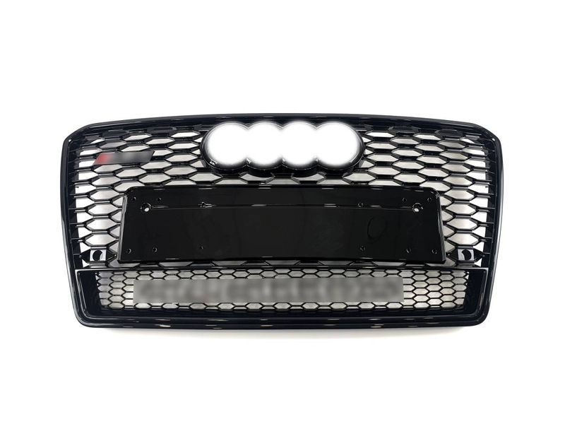 Решетка радиатора на Audi A7 2010-2014 в стиле RS7 Black quattro 427332 фото Решетка радиатора на Audi A7 2010-2014 в стиле RS7 Black quattro 427332 фото