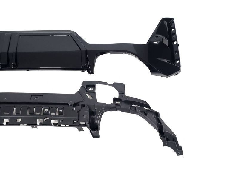 Диффузор (заднего бампера) Черный глянец M340i на BMW 3 G20, G21 2022- 428508 фото