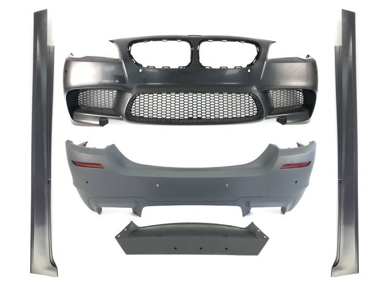 Комплект обвеса передний и задний бампер на BMW 5 F10, F11 2010-2017 в стиле M5 428583 фото