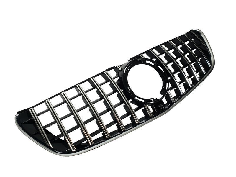 Решетка радиатора Chrome Black AMG GT на Mercedes V-class W447 2019- 427510 фото Решетка радиатора Chrome Black AMG GT на Mercedes V-class W447 2019- 427510 фото