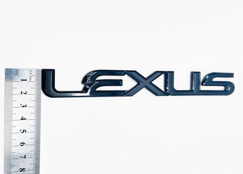 Автологотип емблема напис Lexus LX Black Еdition на кришку багажника 430193 фото
