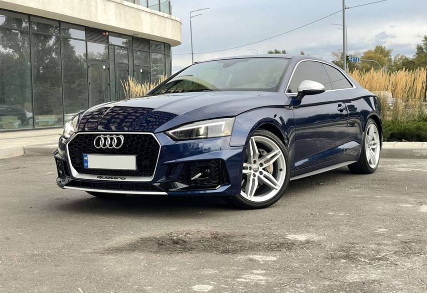 Передний бампер на Audi A5 2016-2020 в стиле RS5 V1 429856 фото