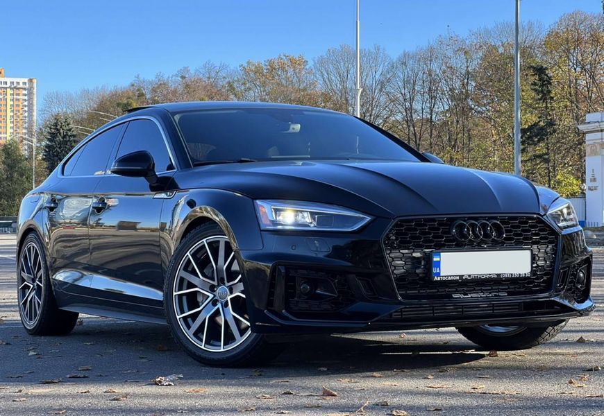 Передний бампер на Audi A5 2016-2020 в стиле RS5 V1 429856 фото