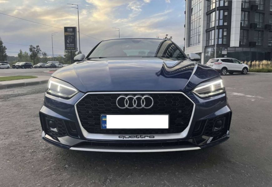 Передний бампер на Audi A5 2016-2020 в стиле RS5 V1 429856 фото