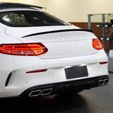 Спойлер на Mercedes C-class C205 2015- чорний глянець 354952 фото