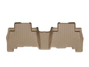 3D килимки для Toyota Land Cruiser Prado 150, Lexus GX 460 2013- бежеві задні WeatherTech 452862 46863 фото