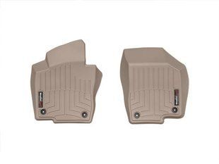 3D килимки для Volkswagen Passat NMS 2010- USA бежеві передні WeatherTech 453841 141536 фото