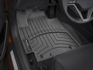 3D килимки для Hyundai Tucson 2015- USA чорні передні WeatherTech 448161 46338 фото