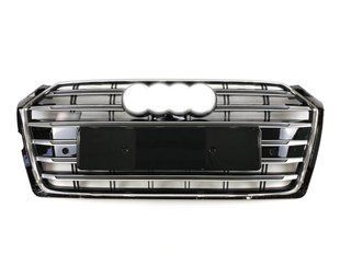 Решітка радіатора на Audi A5 2016-2020 стиль S5 Chrome Black 427382 фото