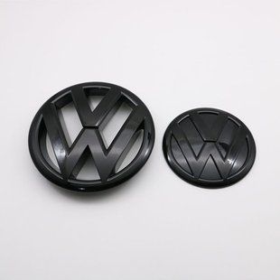 Автологотип эмблема Volkswagen Tiguan 2011-2016 черный глянец в радиаторной решетке +на крышку багажника 523363 фото