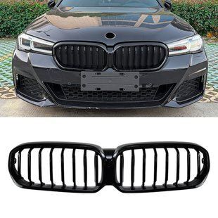 Решетка радиатора на BMW 5 G30, G31 2020-2023 Black черный глянец 428999 фото