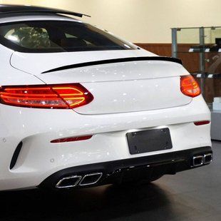 Спойлер на Mercedes C-class C205 2015- чорний глянець 354952 фото