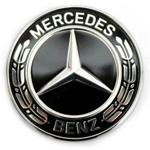Eмблема в решітку радіатора Mercedes W222, W223, W213, W205 хром 38мм A0008171901 522314 фото