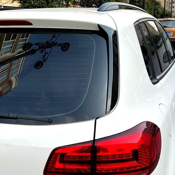 Бокові спойлери заднього скла для Volkswagen Tiguan 2007-2015 чорний глянець 522875 фото