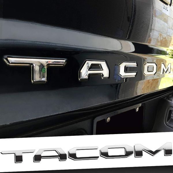 Автологотип шильдик эмблема надпись Toyota Tacoma хром 212132 фото