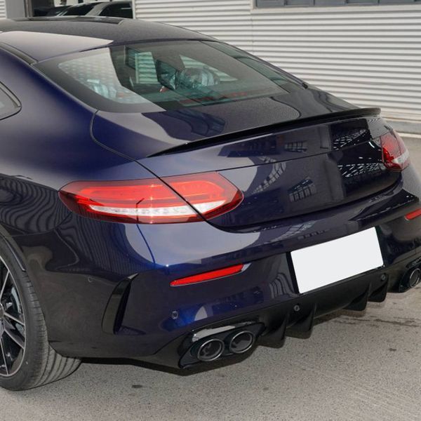 Спойлер на машину Mercedes C-class C205 2015- черный глянец 354952 фото