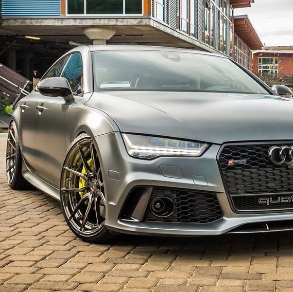 Пороги для Audi A7 2010-2017 в стиле RS 415029 фото