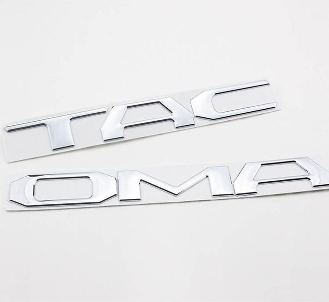 Автологотип шильдик эмблема надпись Toyota Tacoma хром 212132 фото