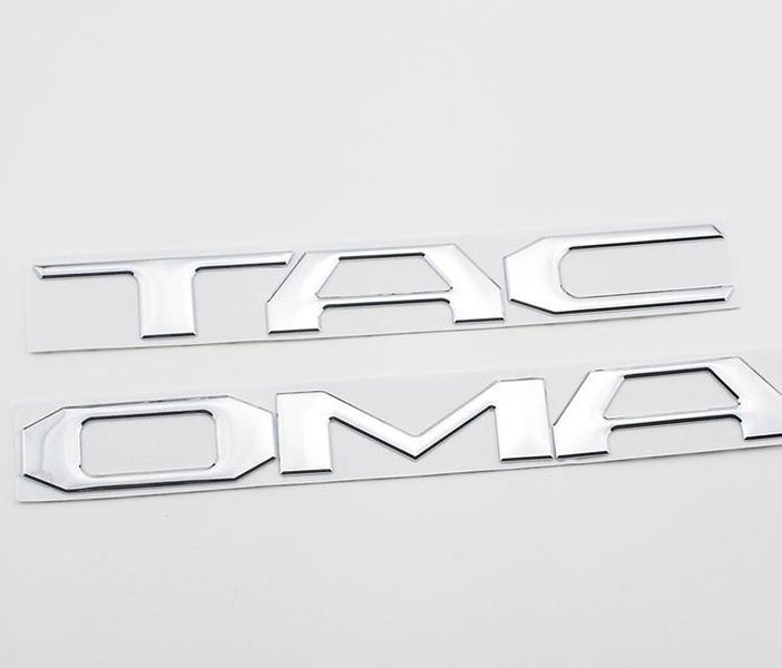 Автологотип шильдик эмблема надпись Toyota Tacoma хром 212132 фото