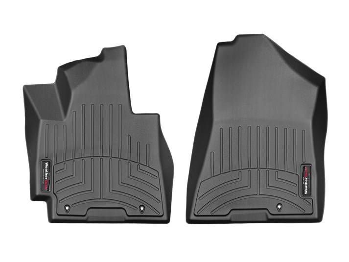 3D килимки для Hyundai Tucson 2015- USA чорні передні WeatherTech 448161 46338 фото