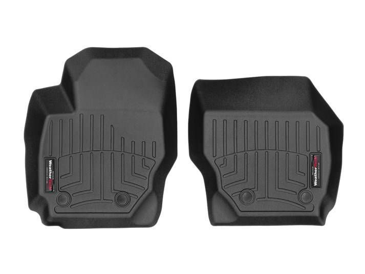 3D килимки для Volvo S80, V70, XC70, 2006-2017 чорні передні WeatherTech 442321 47042 фото