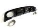 Диффузор (заднего бампера) Full Black/Chrome Pipe (в стиле RS6) на Audi A6 C7 2014-2018 429698 фото 2