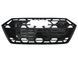 Решетка радиатора на Audi A7 2023- в стиле S7 Full Black под дистроник 431495 фото 2