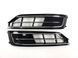 Решетки в бампер Chrome Black (стиль W12) на Audi A8 D4 2014-2017 429180 фото 3