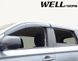 Дефлектори вікон для Mitsubishi Outlander 2014- з чорним молдингом WELLvisors 3-847MI004 209017 фото 8