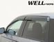 Дефлектори вікон для Mitsubishi Outlander 2014- з чорним молдингом WELLvisors 3-847MI004 209017 фото 7