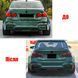 Дифузор заднього бампера на BMW M3 F80, M4 F82 2012-2018 зі стопом Чорний глянець 522605 фото 4
