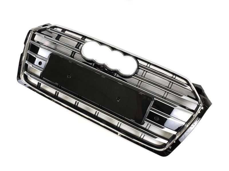Решетка радиатора на Audi A5 2016-2020 в стиле S5 Chrome Black 427382 фото