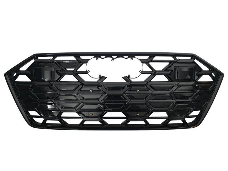 Решетка радиатора на Audi A7 2023- в стиле S7 Full Black под дистроник 431495 фото