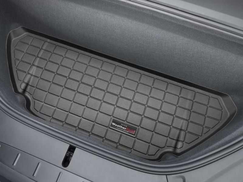 Килимок у багажник для Tesla Model X 2017- чорний передній WeatherTech 40860 46026 фото